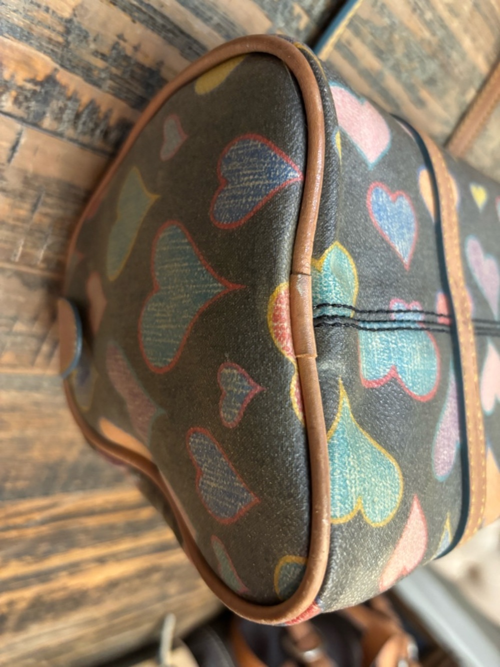 Dooney & Bourke Crayon Doodle Barrel Bag - Picture 13 of 16